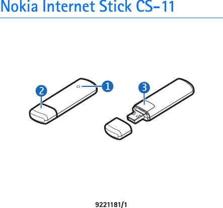 Nokia Internet Stick CS-119221181/1312