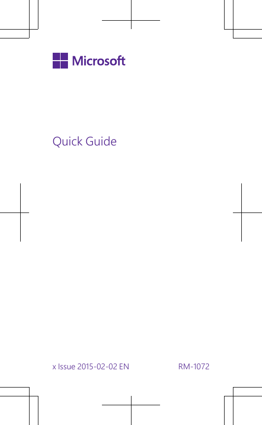 Quick Guidex Issue 2015-02-02 EN  RM-1072