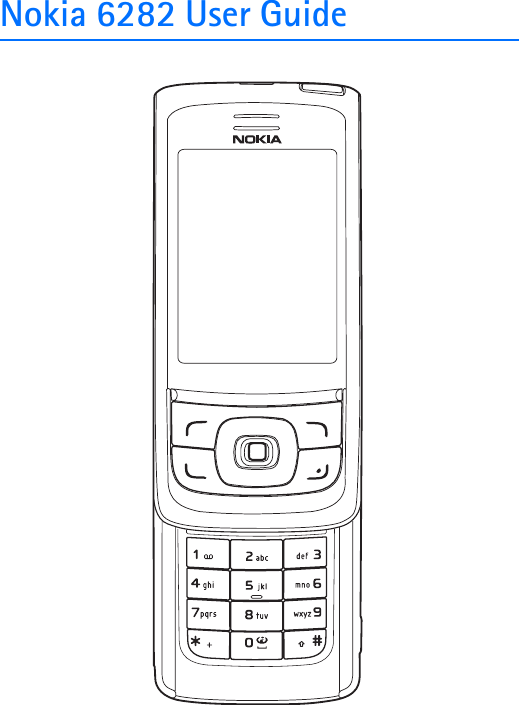 Nokia 6282 User Guide