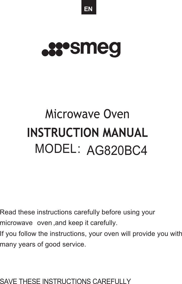 Page 2 of Midea Kitchen Appliances AG820BXX Microwave Oven User Manual VG8AG820BXX  rev01