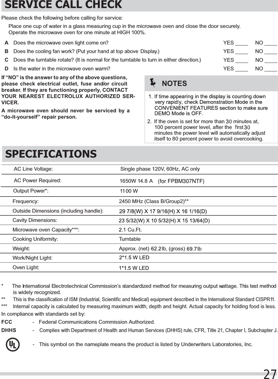 Page 27 of Midea Kitchen Appliances EM159KYY Microwave Oven User Manual 