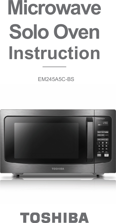 EM245A5C-BSMicrowaveInstructionSolo Oven