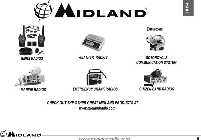 Page 9 of 10 - Midland-Radio Midland-Radio-Hh54-Users-Manual- HH54 Manual  Midland-radio-hh54-users-manual