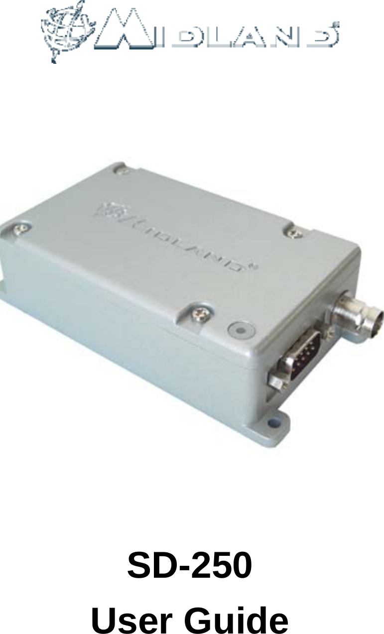   SD-250 User Guide  