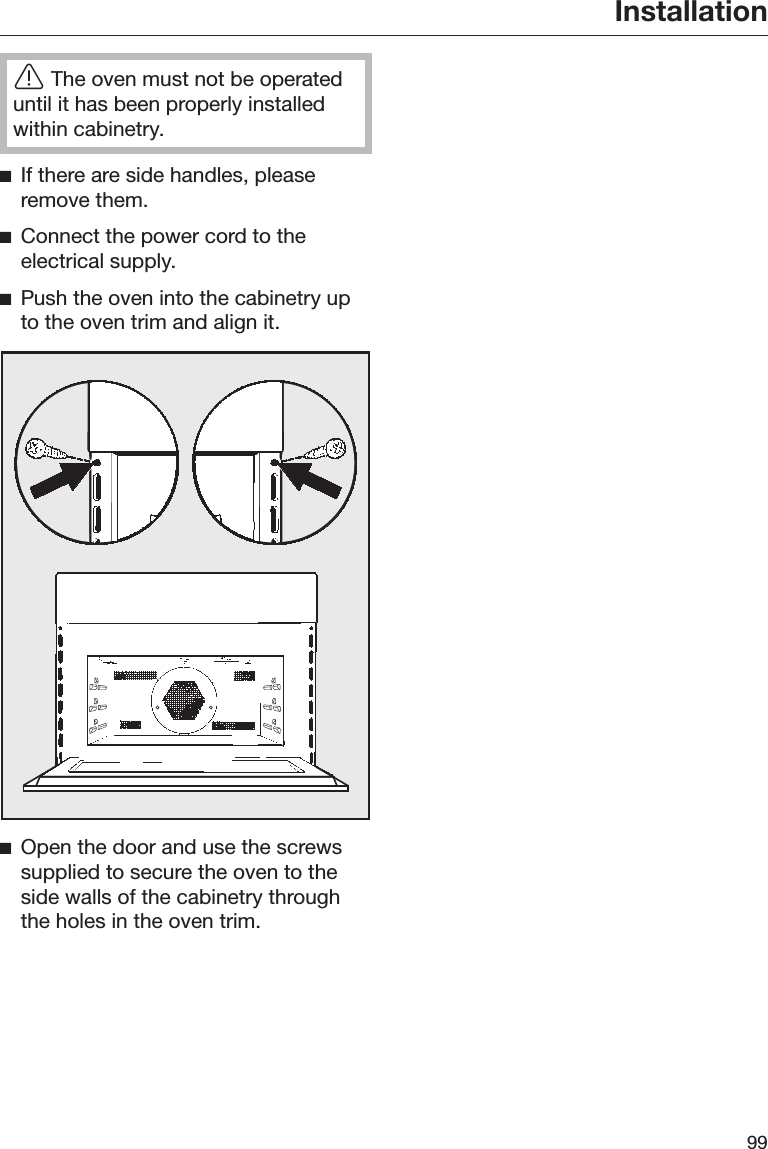 Page 99 of Miele and Cie KG BM6010 Microwave Convection Oven User Manual BM BK1 US CA en