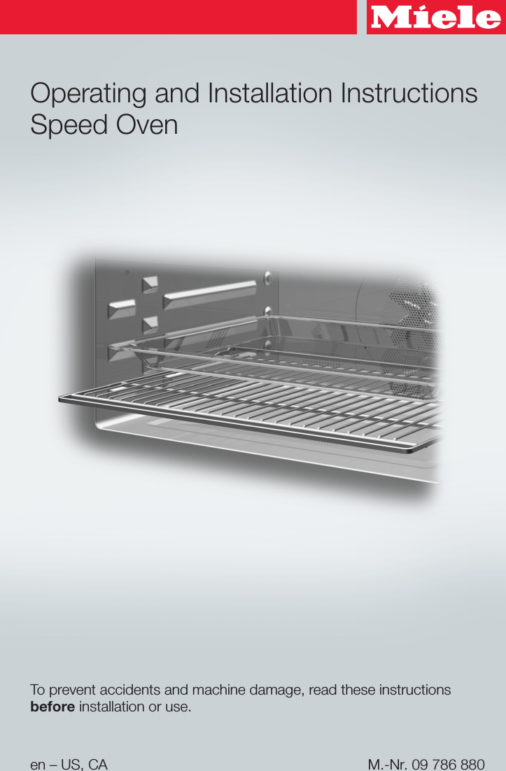 Miele and Cie KG BM6010 Microwave Convection Oven User Manual BM BK1 US