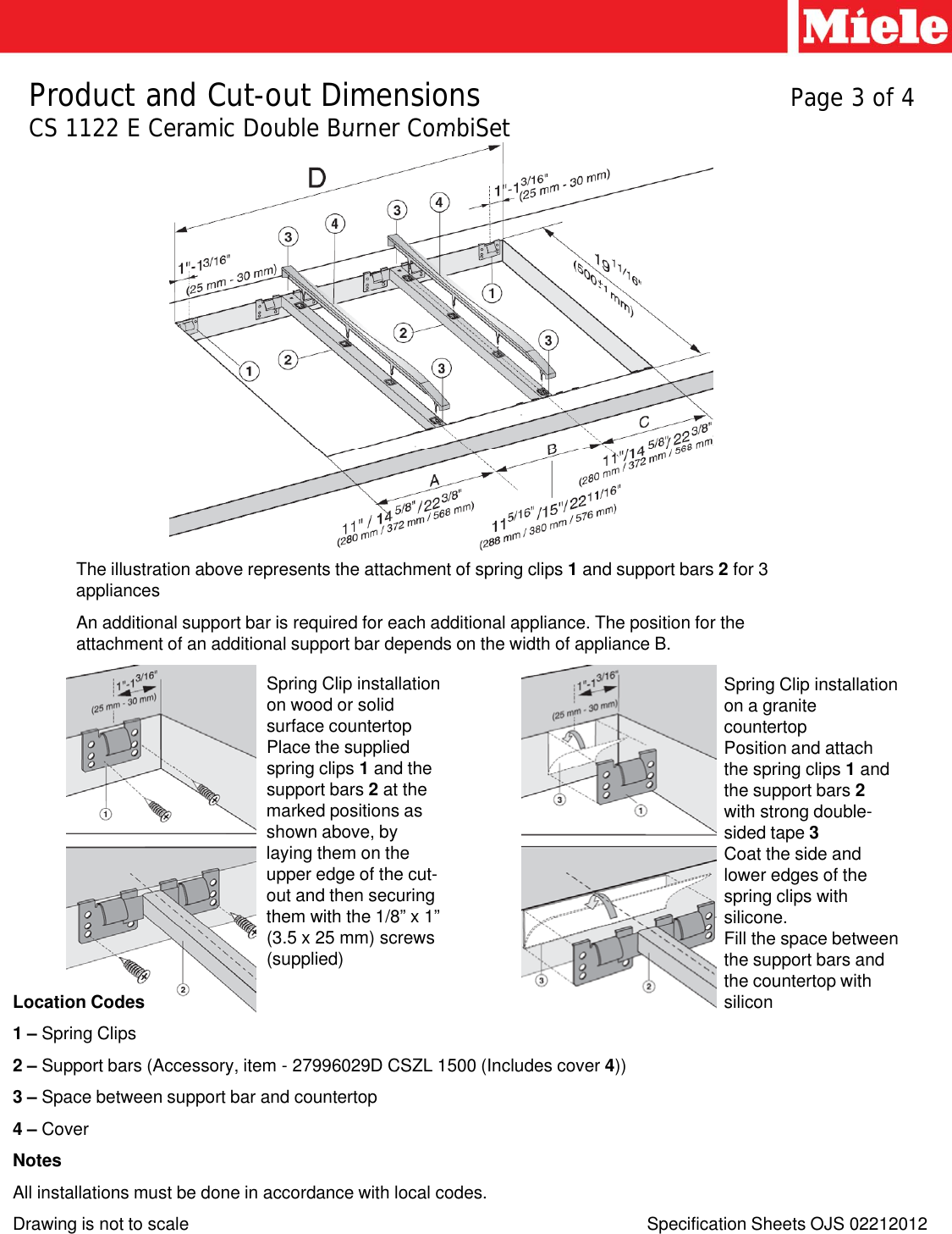 Page 3 of 4 - Miele Miele-Cs-1122-E-Specification-Sheet- Microsoft  - CS1122E_Specifications [Compatibility Mode] Miele-cs-1122-e-specification-sheet