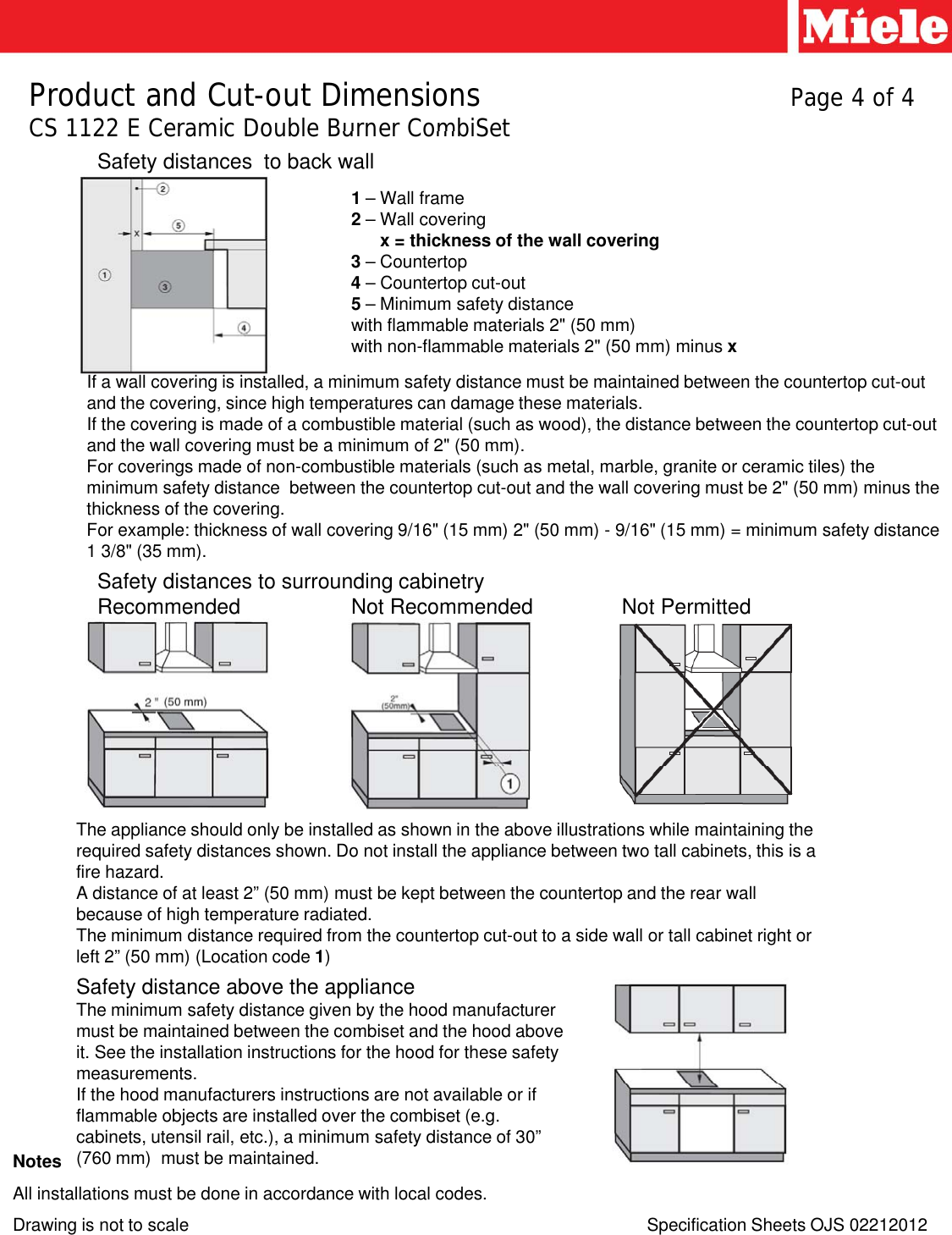 Page 4 of 4 - Miele Miele-Cs-1122-E-Specification-Sheet- Microsoft  - CS1122E_Specifications [Compatibility Mode] Miele-cs-1122-e-specification-sheet