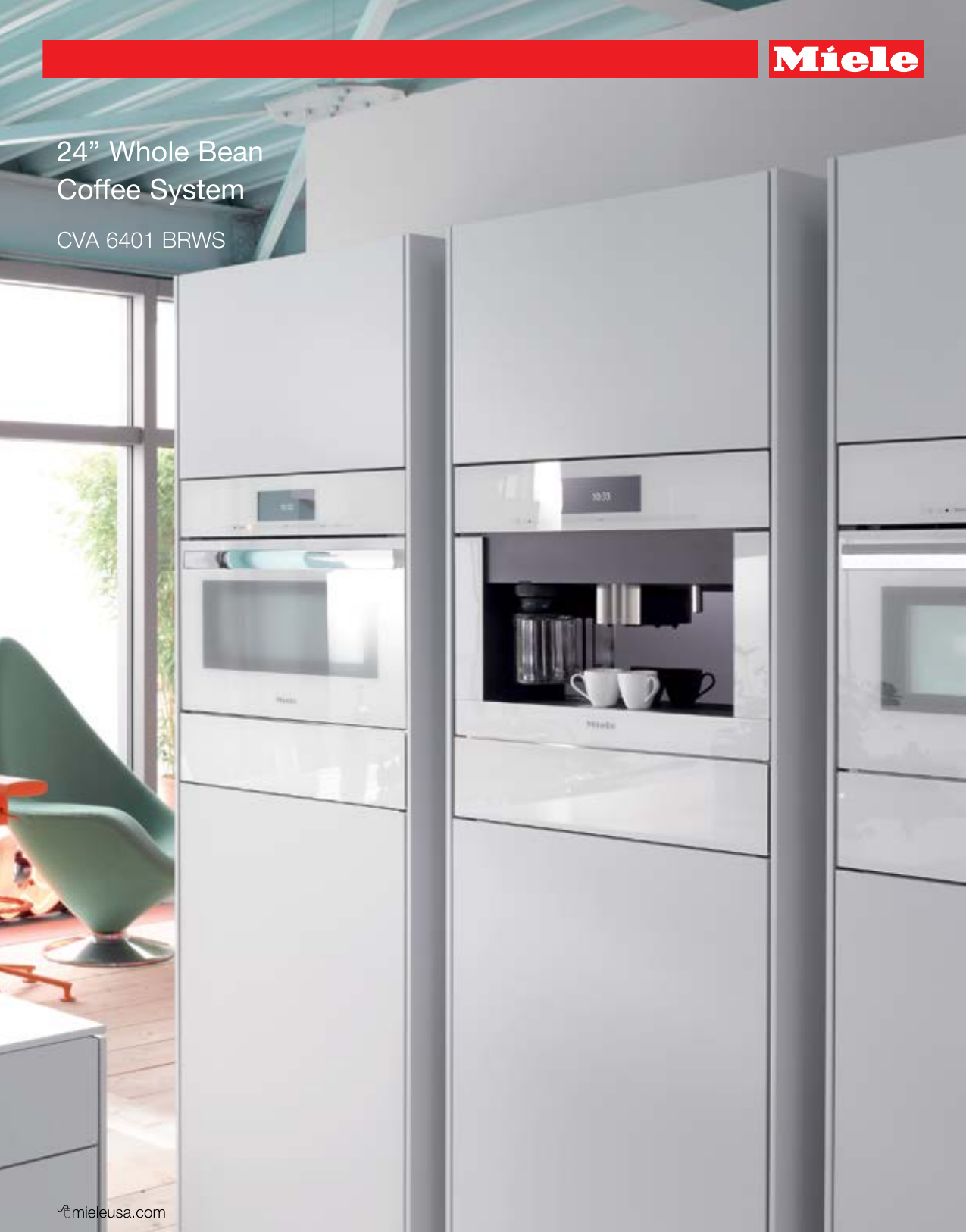 Page 1 of 7 - Miele Miele-Cva-6401-Built-In-Specification-Sheet-  Miele-cva-6401-built-in-specification-sheet