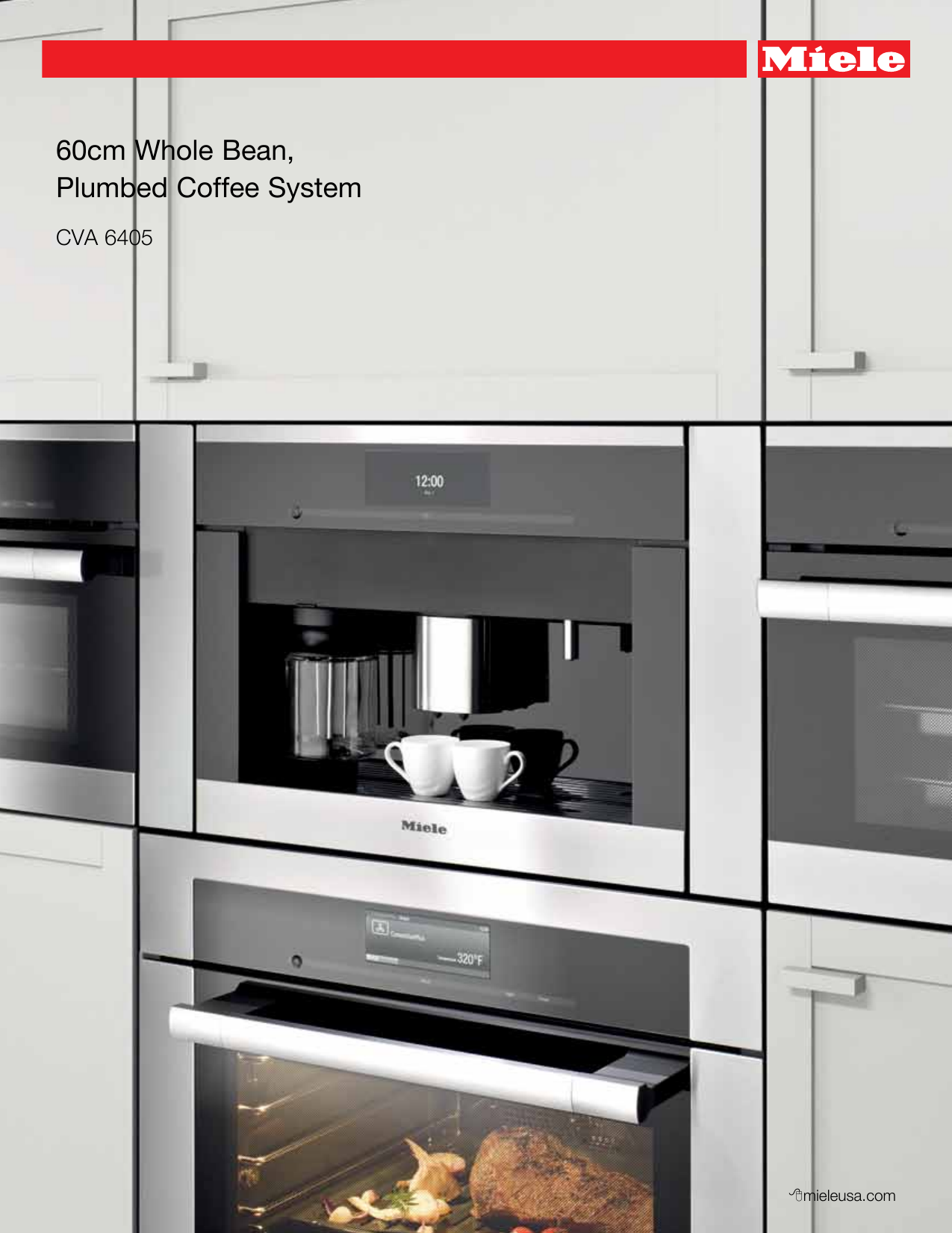 Page 1 of 7 - Miele Miele-Cva-6405-Plumbed-Built-In-Specification-Sheet-  Miele-cva-6405-plumbed-built-in-specification-sheet