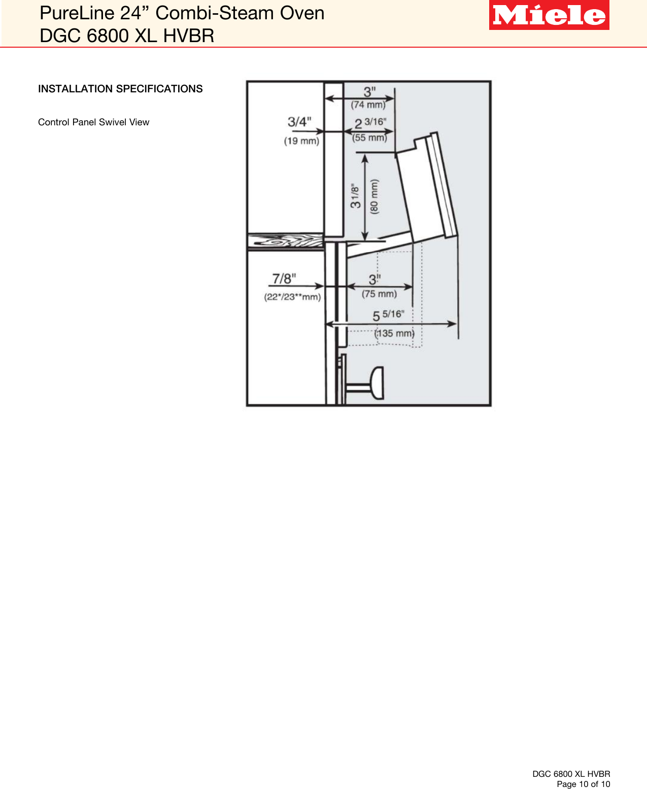 Page 10 of 10 - Miele Miele-Dgc-6800-Xl-Specification-Sheet-  Miele-dgc-6800-xl-specification-sheet