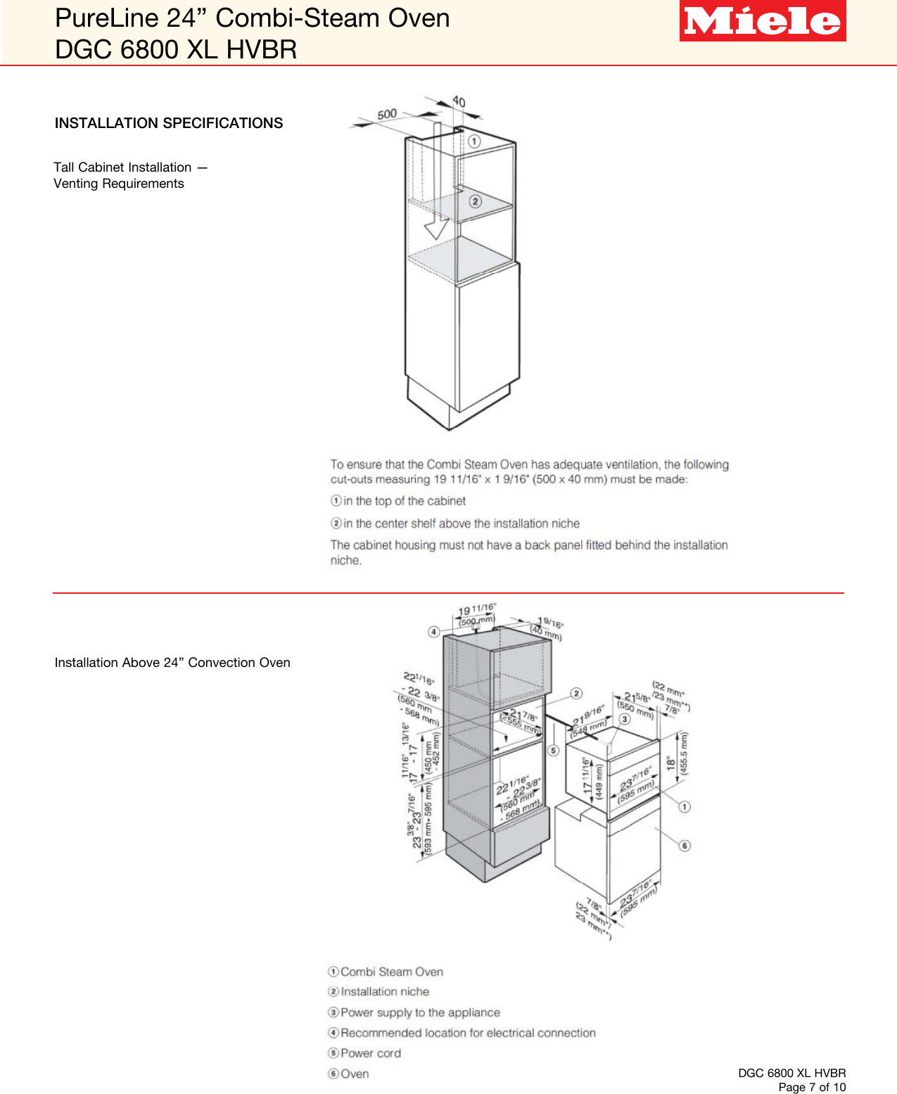 Page 7 of 10 - Miele Miele-Dgc-6800-Xl-Specification-Sheet-  Miele-dgc-6800-xl-specification-sheet