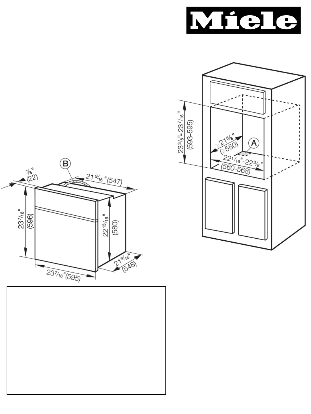 Miele H 4685 B Specification Sheet Microsoft H4684B_SpecificationSheet