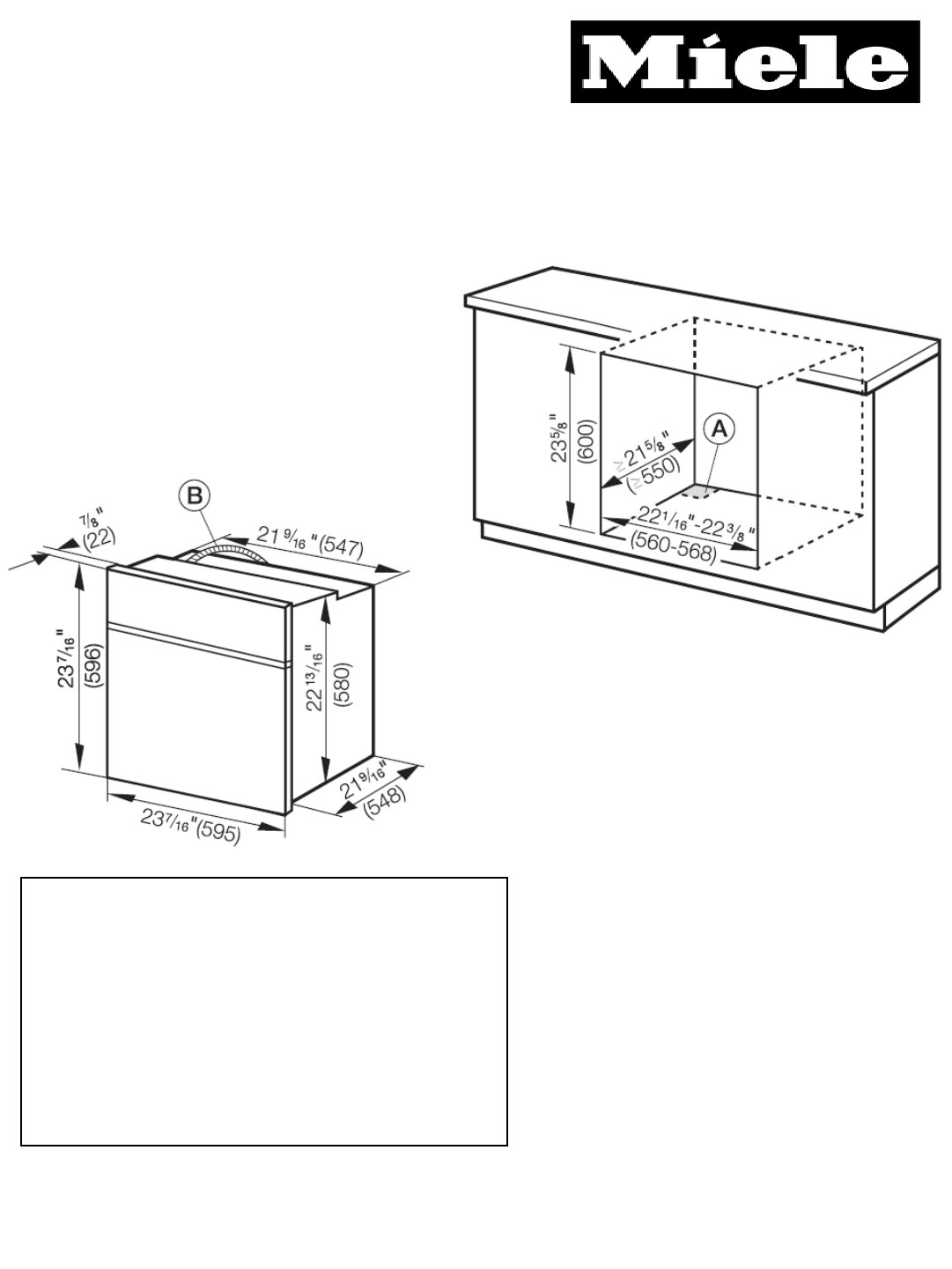 Miele H 4685 B Specification Sheet Microsoft H4684B_SpecificationSheet