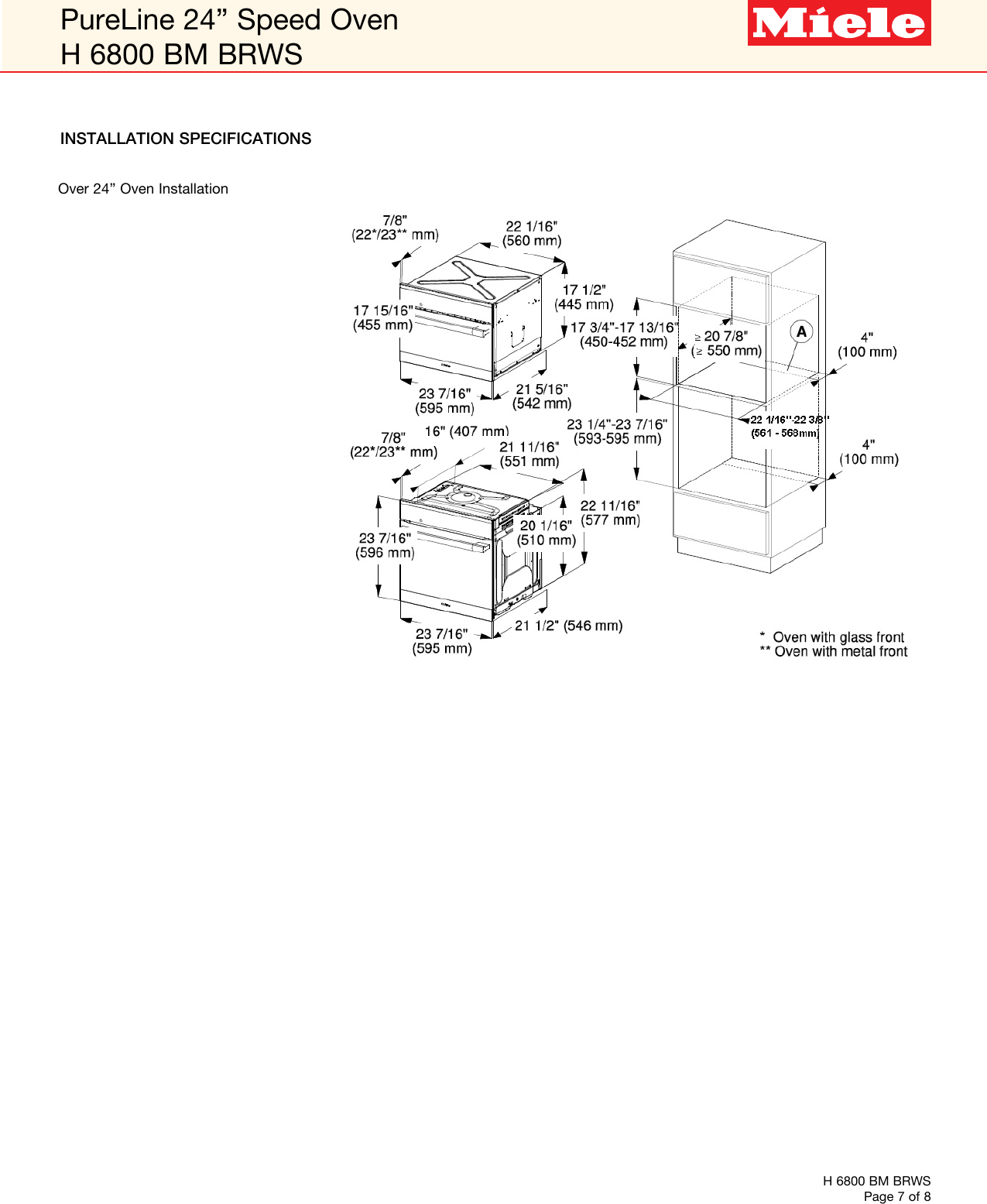 Page 7 of 10 - Miele Miele-H-6801-Bm-Specification-Sheet-  Miele-h-6801-bm-specification-sheet