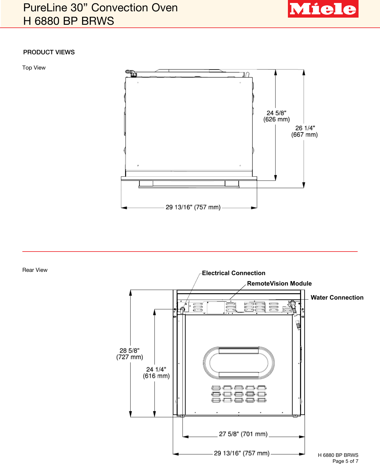 Page 5 of 7 - Miele Miele-H-6880-Bp-Specification-Sheet- Miele-h-6880-bp-specification-sheet