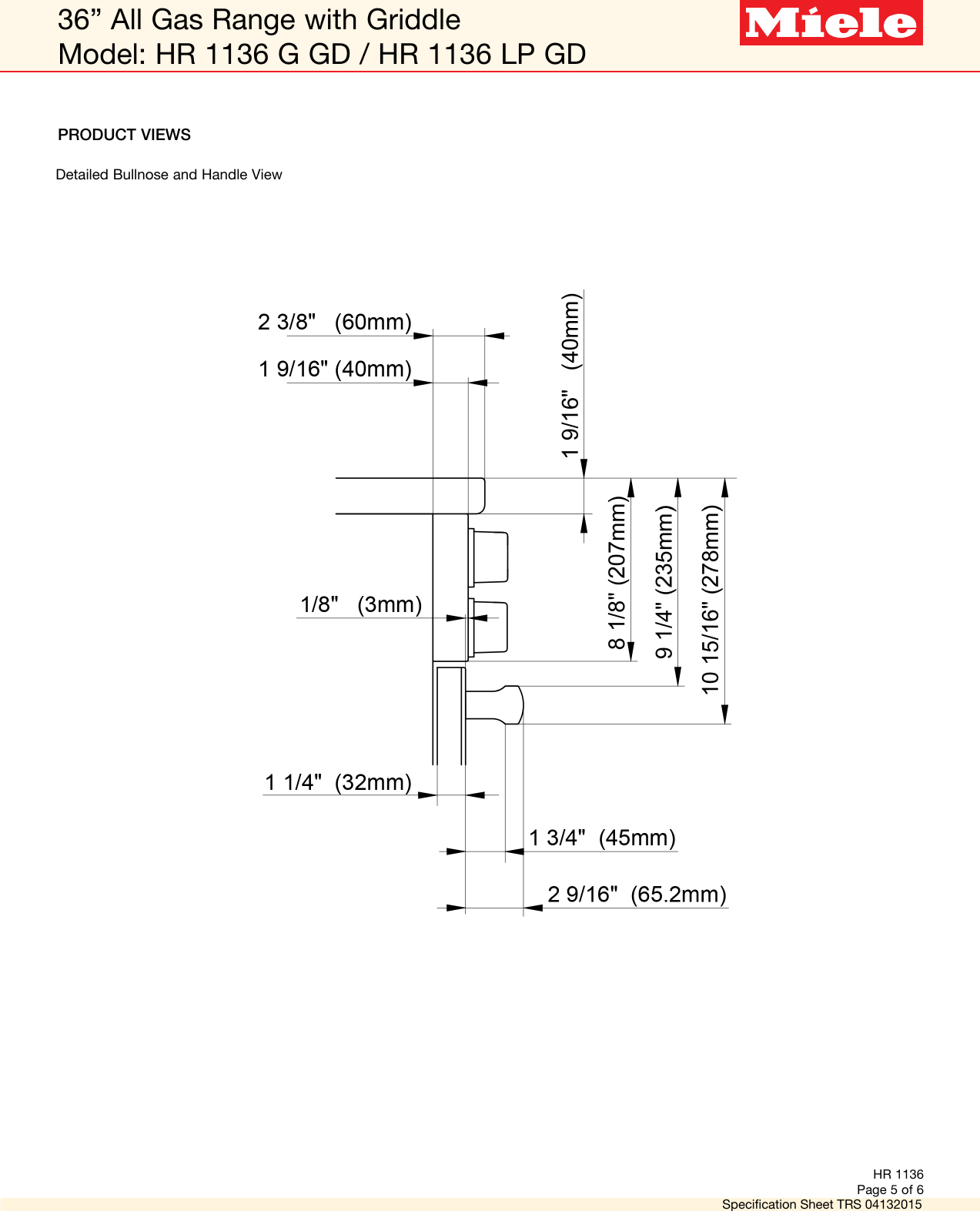 Page 5 of 6 - Miele Miele-Hr-1136-Gd-Specification-Sheet-  Miele-hr-1136-gd-specification-sheet