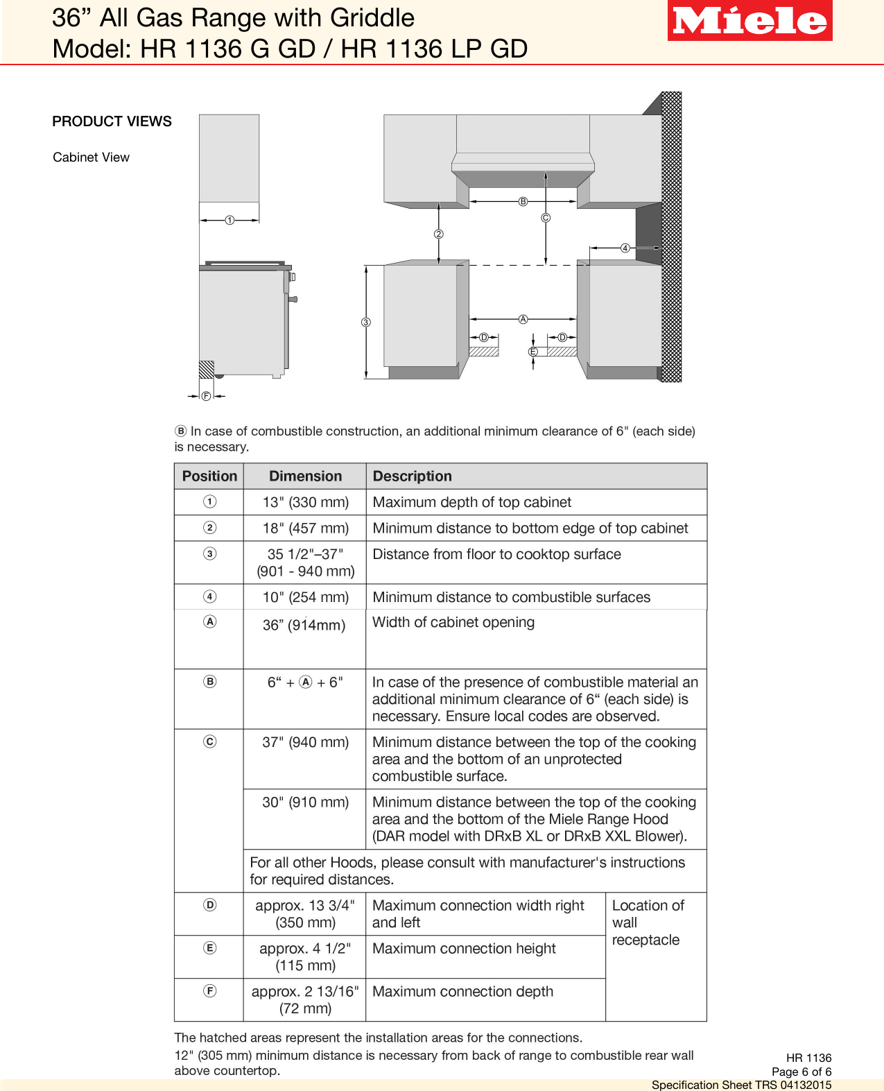 Page 6 of 6 - Miele Miele-Hr-1136-Gd-Specification-Sheet-  Miele-hr-1136-gd-specification-sheet