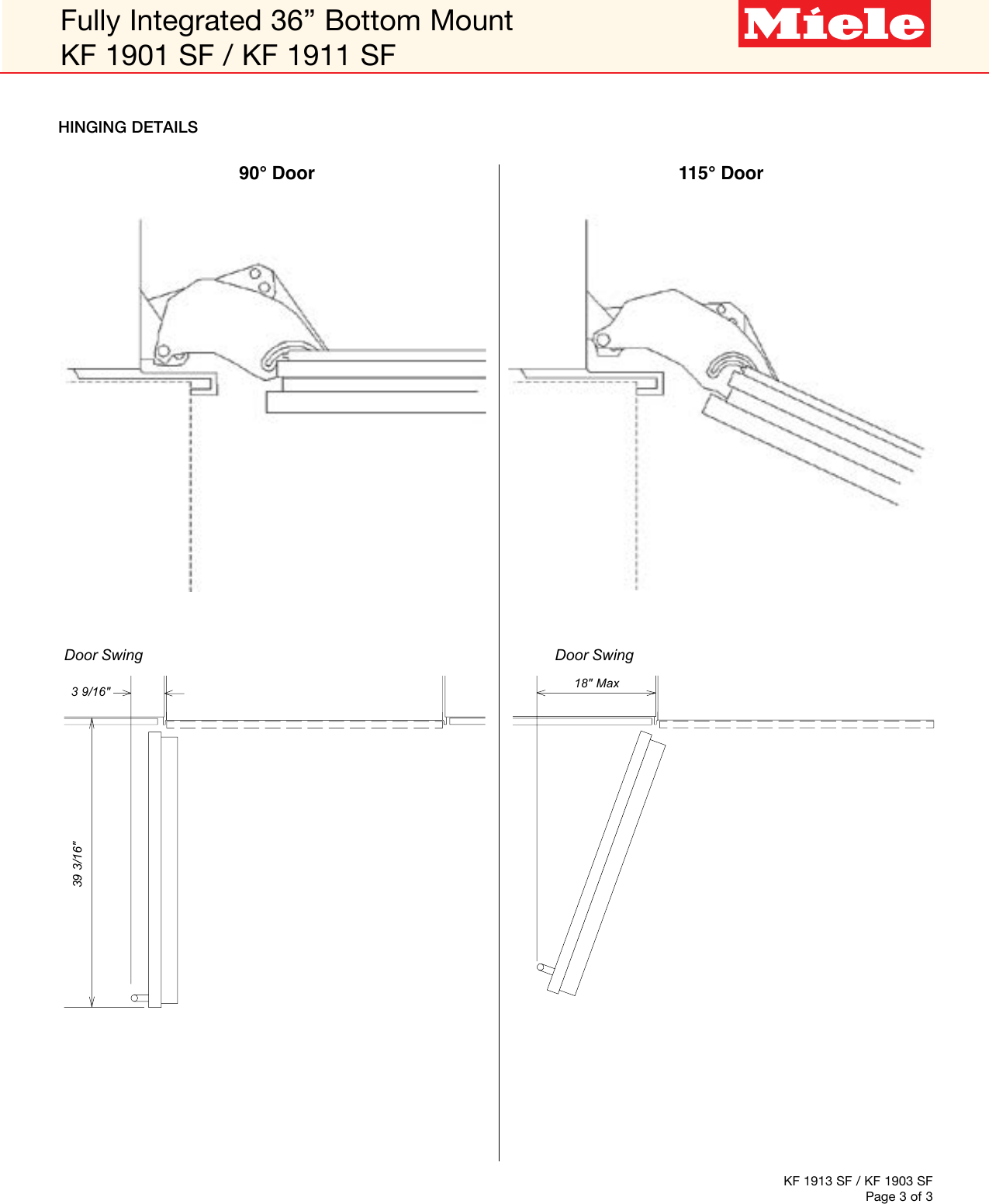 Page 3 of 3 - Miele Miele-Kf-1901-Sf-Specification-Sheet-  Miele-kf-1901-sf-specification-sheet