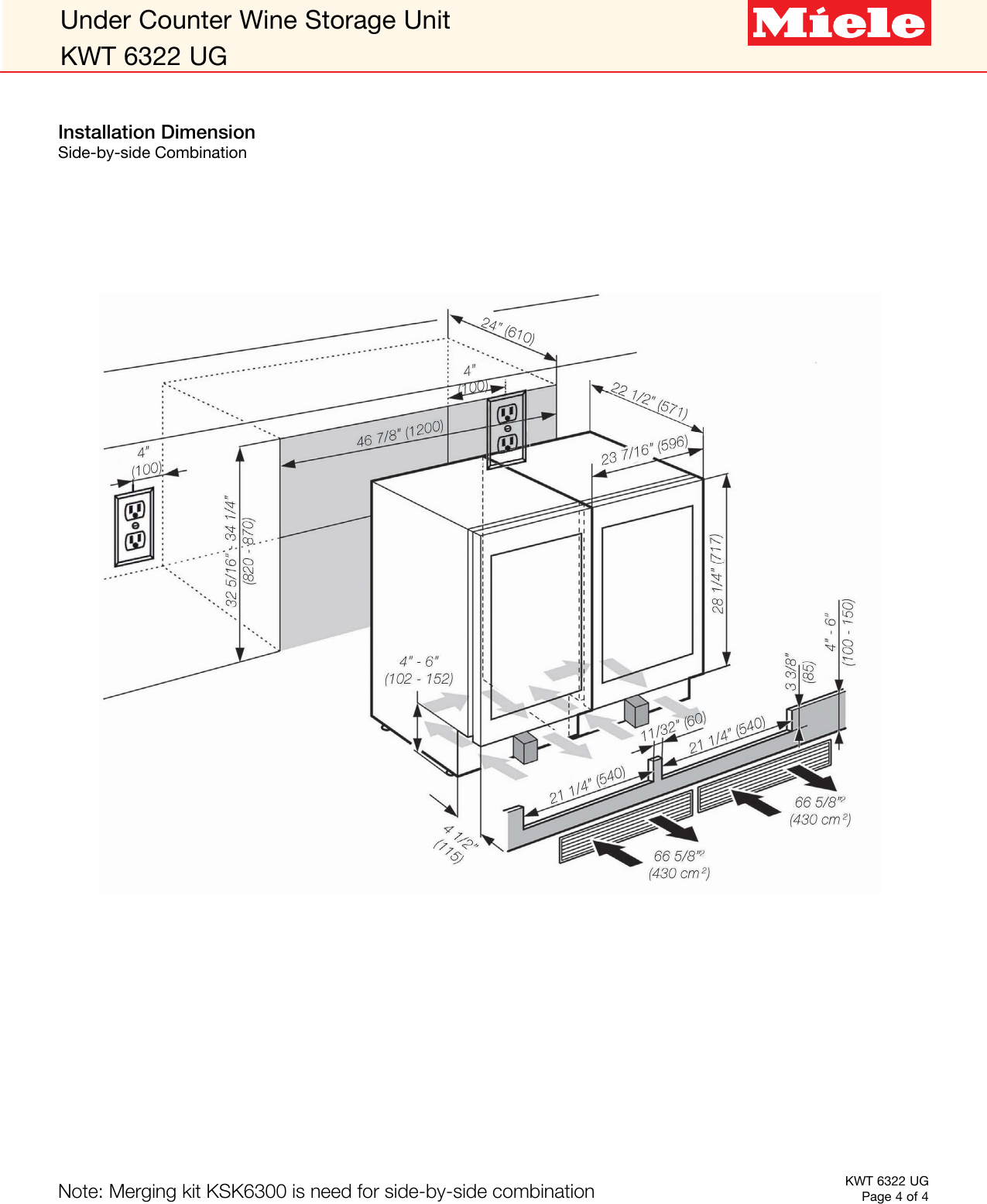 Page 4 of 4 - Miele Miele-Kwt-6322-Ug-Specification-Sheet- Miele-kwt-6322-ug-specification-sheet