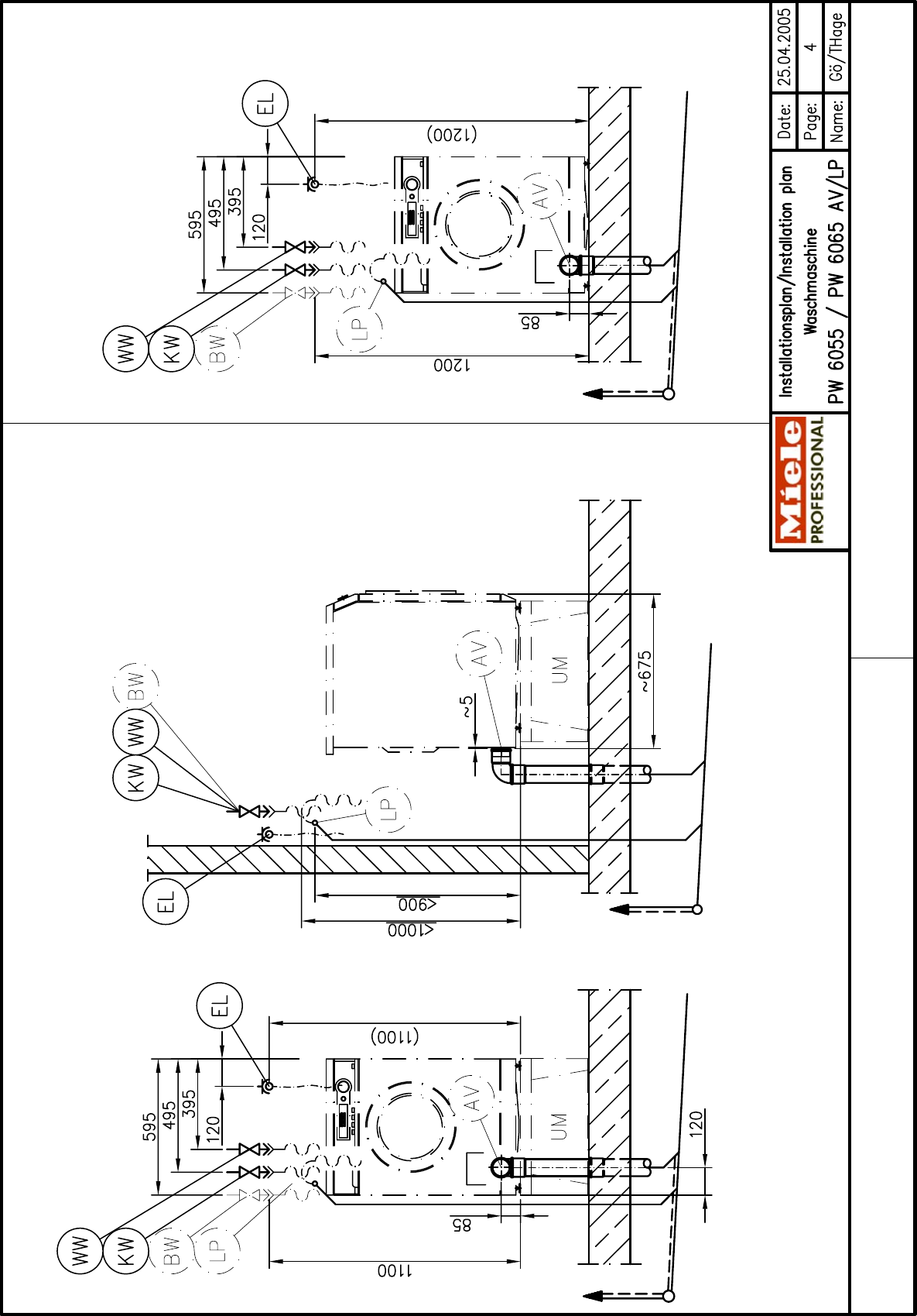 Page 4 of 11 - Miele Miele-Little-Giant-Pw-6065-Specification-Sheet Deckblatt PW 6055 + 6065_Elektro_GB