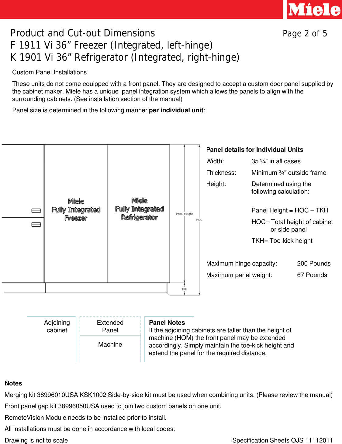 Page 2 of 5 - Miele Miele-Refrigerator-F-1911-Vi-36-Users-Manual- Microsoft  - F1911Vi_K1901Vi [Compatibility Mode] Miele-refrigerator-f-1911-vi-36-users-manual