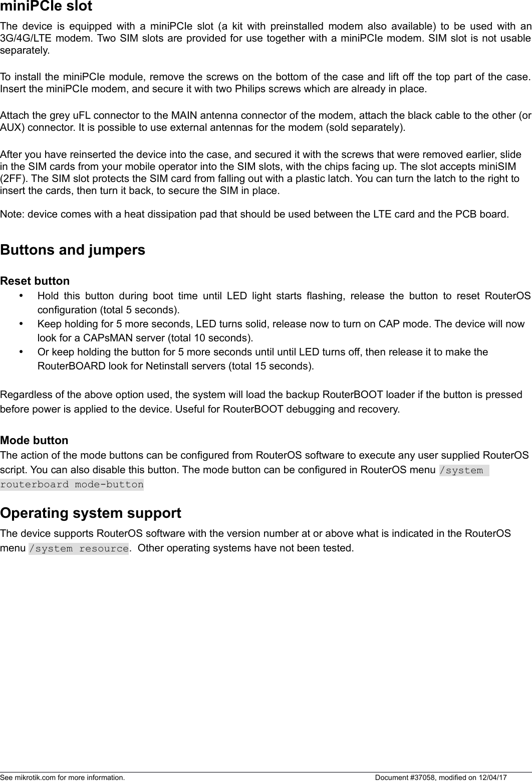 Page 2 of Mikrotikls SIA RB912R-2NDLTM Digital Transmission System Transmitter User Manual 