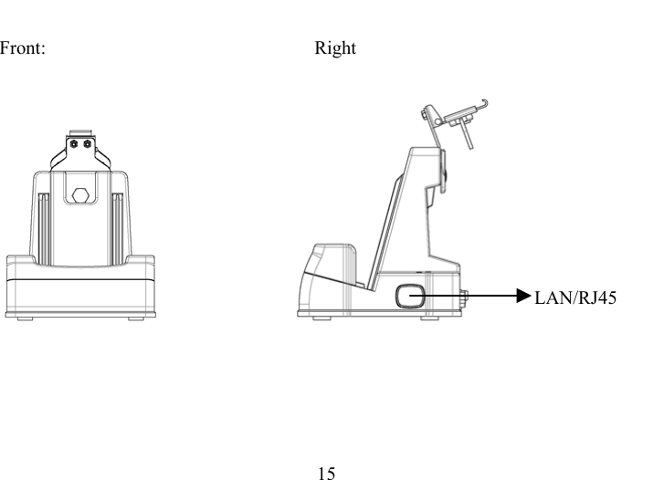   15 Front:                                                        Right                              LAN/RJ45 