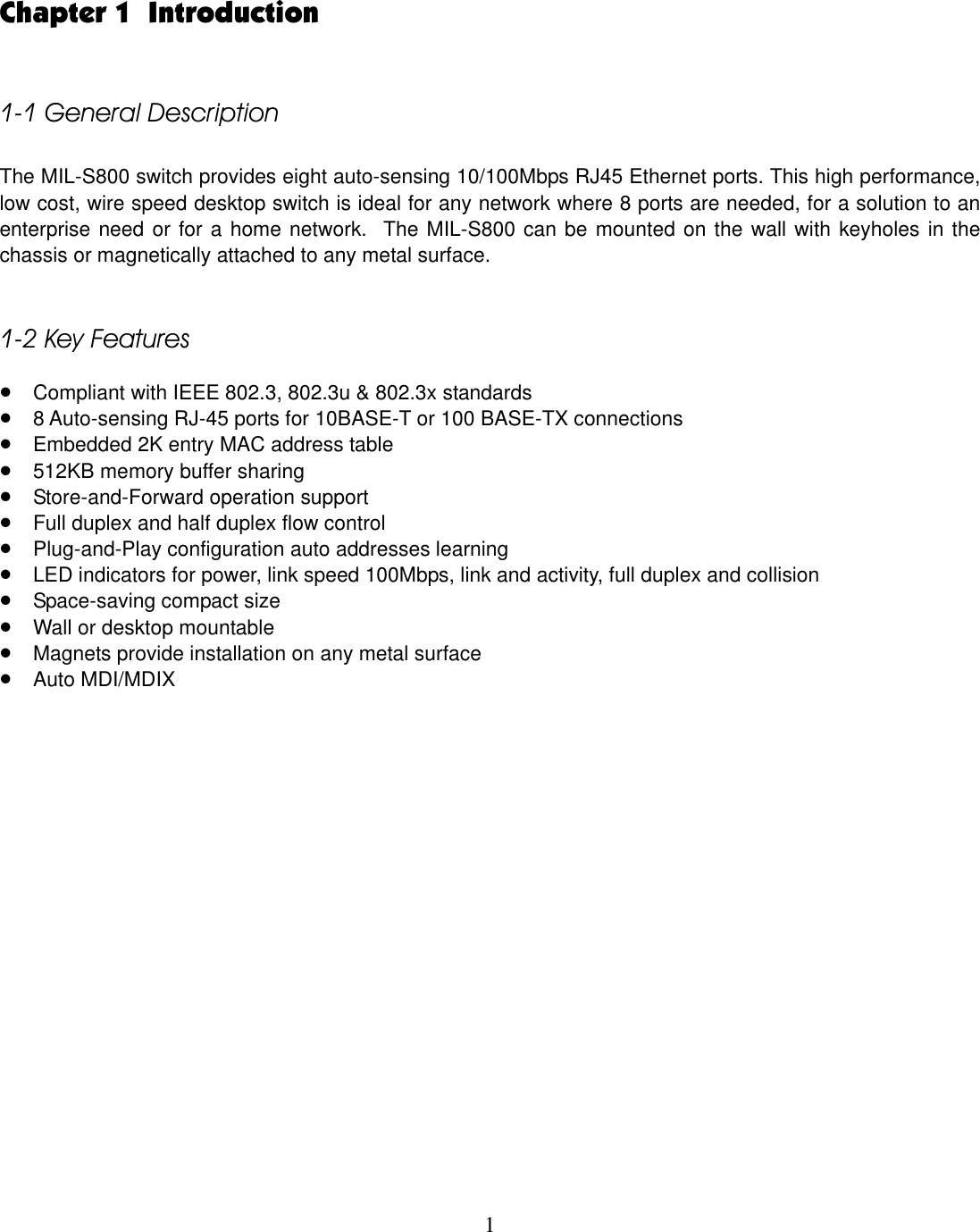 Page 4 of 12 - Milan-Technology Milan-Technology-Milan-Mil-S800-Users-Manual WH_90000377_F