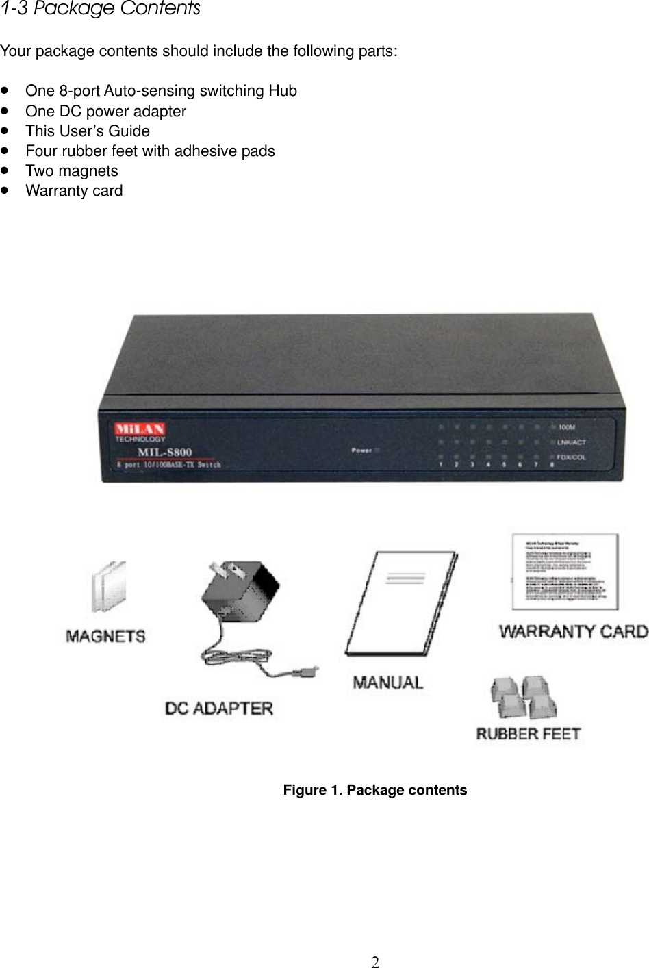 Page 5 of 12 - Milan-Technology Milan-Technology-Milan-Mil-S800-Users-Manual WH_90000377_F
