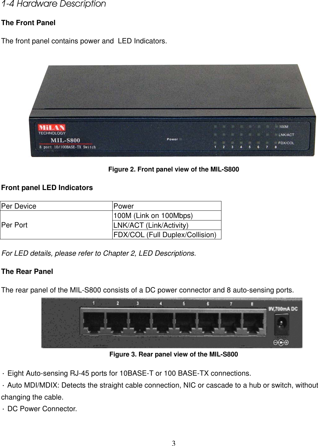 Page 6 of 12 - Milan-Technology Milan-Technology-Milan-Mil-S800-Users-Manual WH_90000377_F