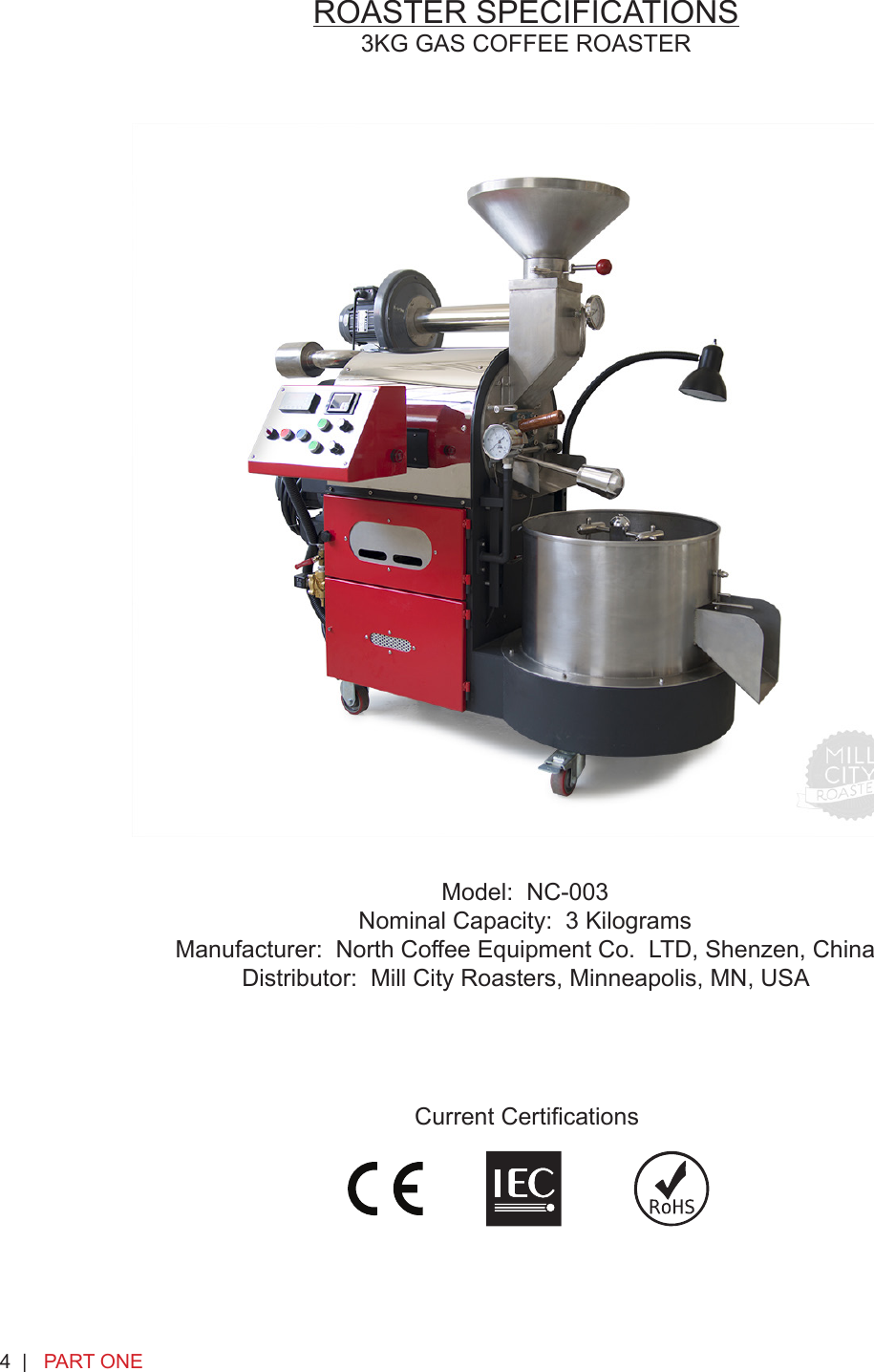 North Roasters Kg Cutsheet En