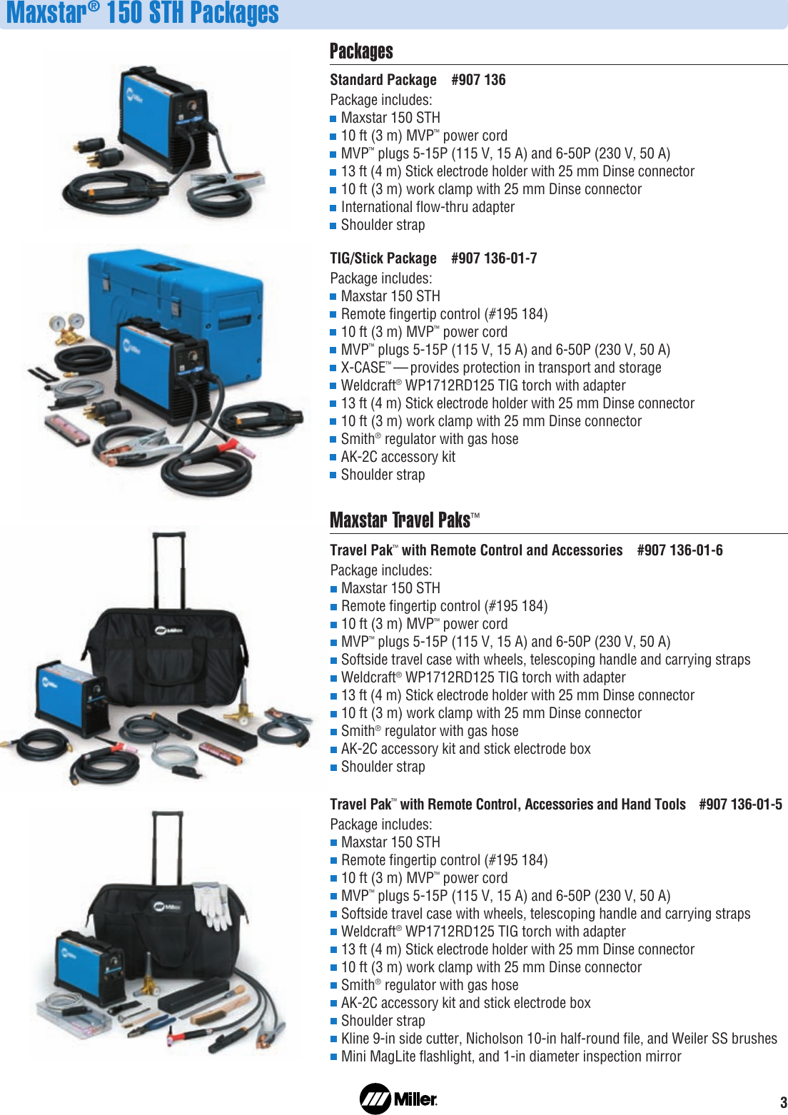 Page 3 of 4 - Miller-Electric Miller-Electric-150Sth-Users-Manual- A DC27-2 Maxstar 150 STH  Miller-electric-150sth-users-manual