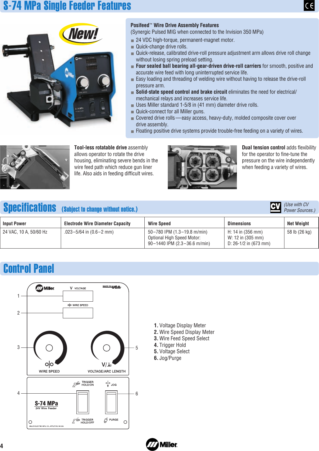 Page 4 of 8 - Miller-Electric Miller-Electric-350Mpa-Users-Manual- A DC23-5 Invision 350 MPa Sys  Miller-electric-350mpa-users-manual