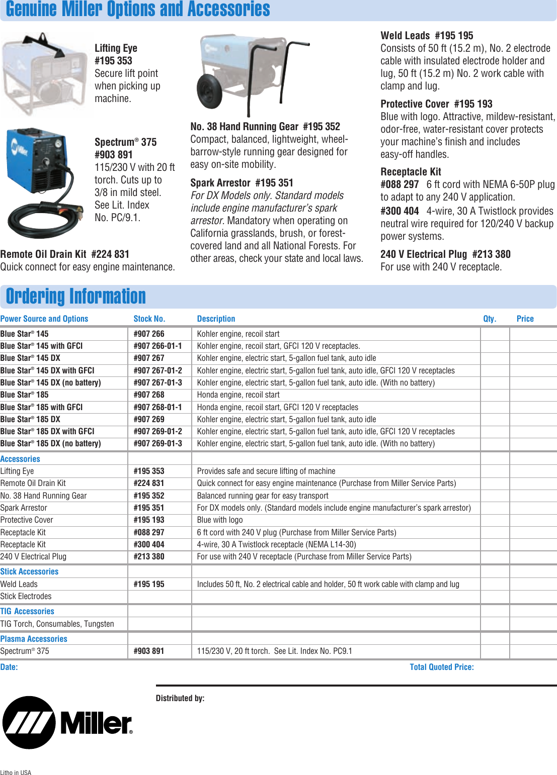 Page 4 of 4 - Miller-Electric Miller-Electric-Blue-Star-145-Users-Manual- A ED2-5 Blue Star Series  Miller-electric-blue-star-145-users-manual