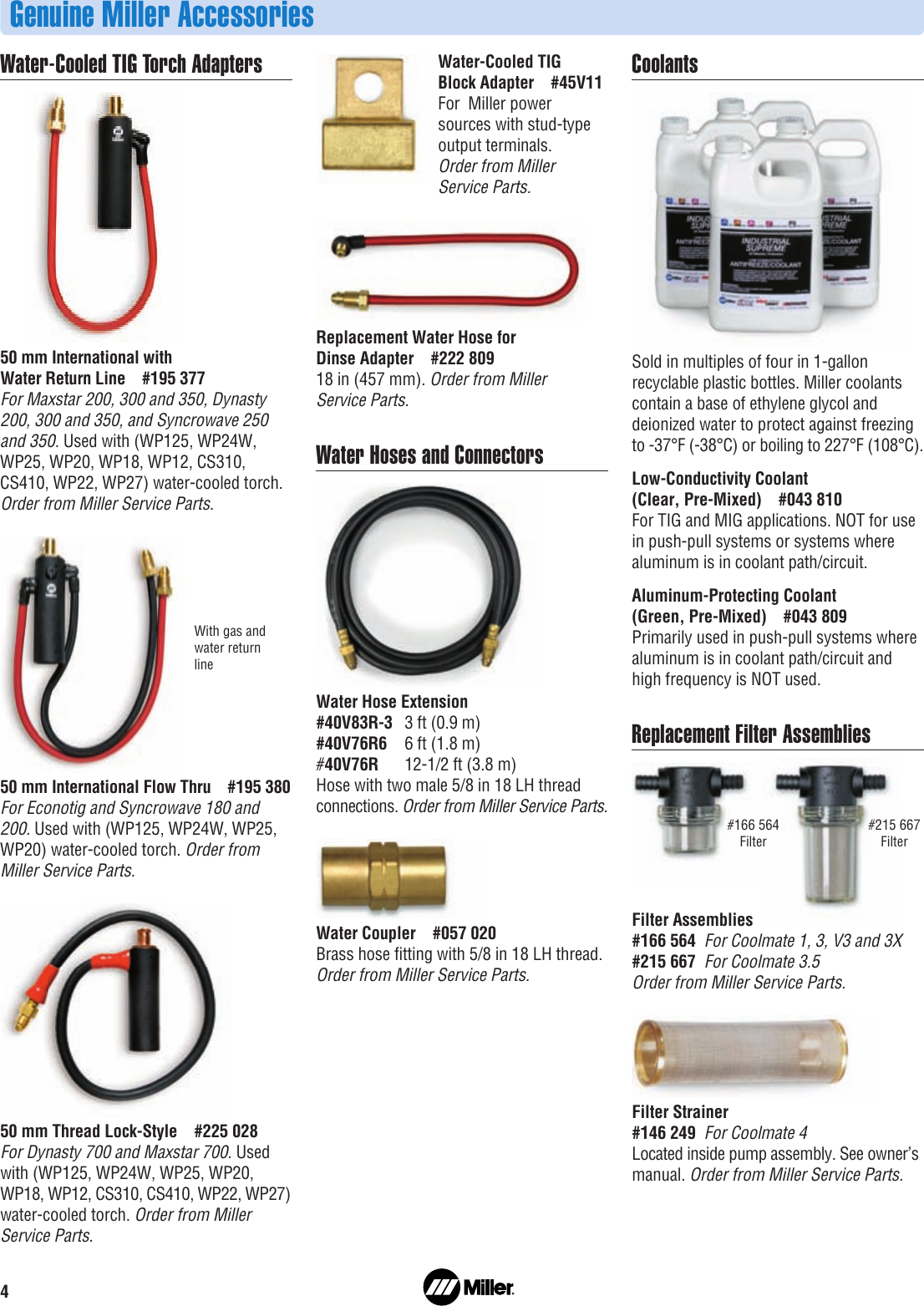 Page 4 of 8 - Miller-Electric Miller-Electric-Coolmate-1-Users-Manual- A AY7-2 Coolant Systems  Miller-electric-coolmate-1-users-manual