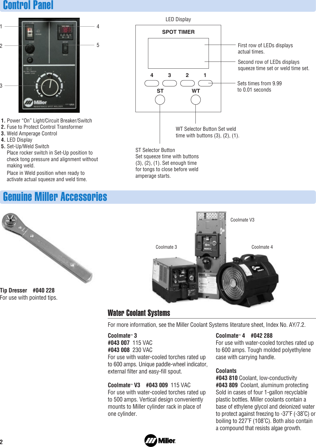 Page 2 of 4 - Miller-Electric Miller-Electric-Sw3-Users-Manual- A SW3-1 SSW Series  Miller-electric-sw3-users-manual