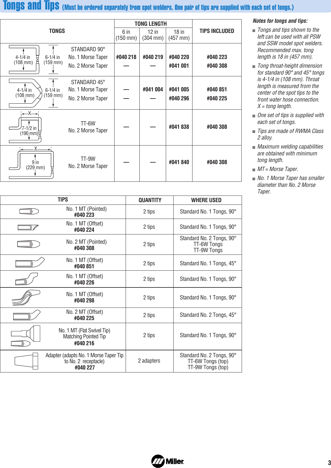 Page 3 of 4 - Miller-Electric Miller-Electric-Sw3-Users-Manual- A SW3-1 SSW Series  Miller-electric-sw3-users-manual