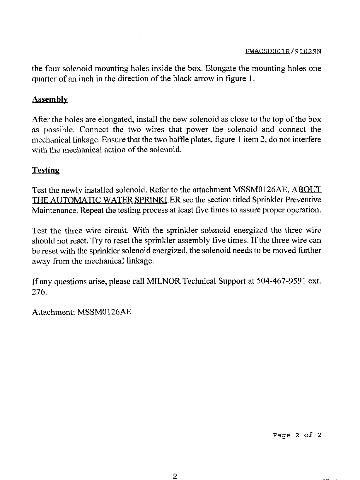 Page 4 of 9 - Milnor Milnor-Kwacsd001R-Users-Manual-  Milnor-kwacsd001r-users-manual
