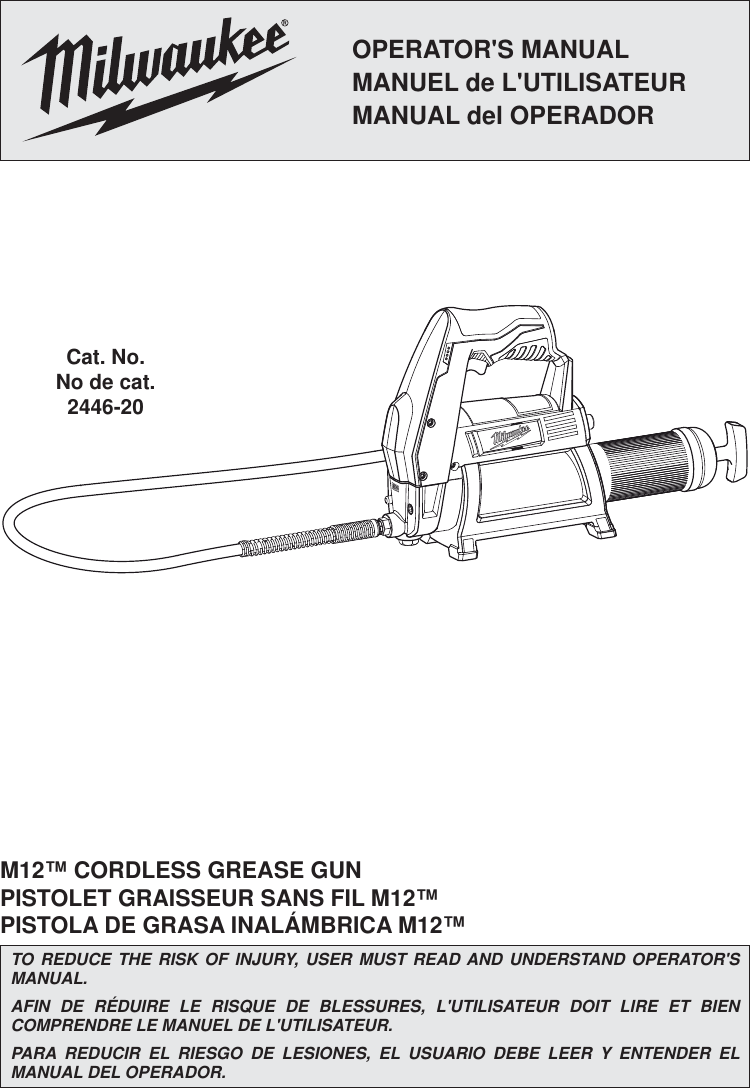 Milwaukee chainsaw manual hot sale