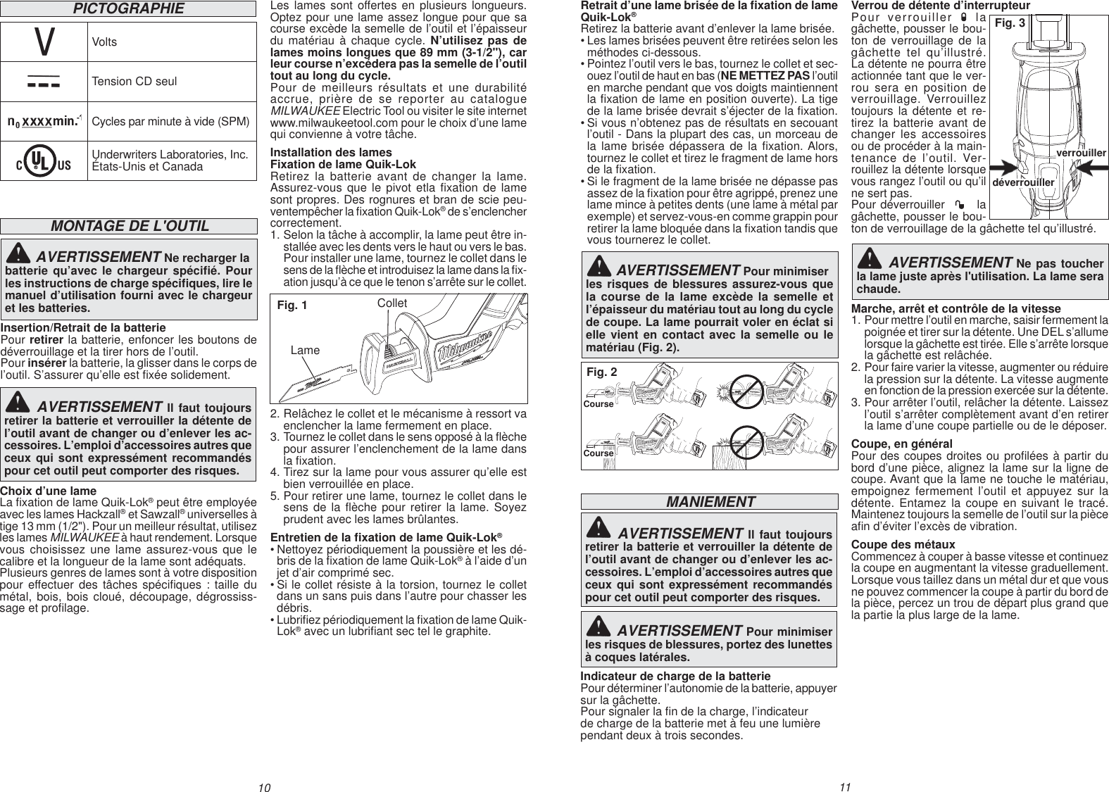 Page 6 of 11 - Milwaukee 2520-20 User Manual  To The 74de8c90-af47-4695-a551-9f6742b101e6