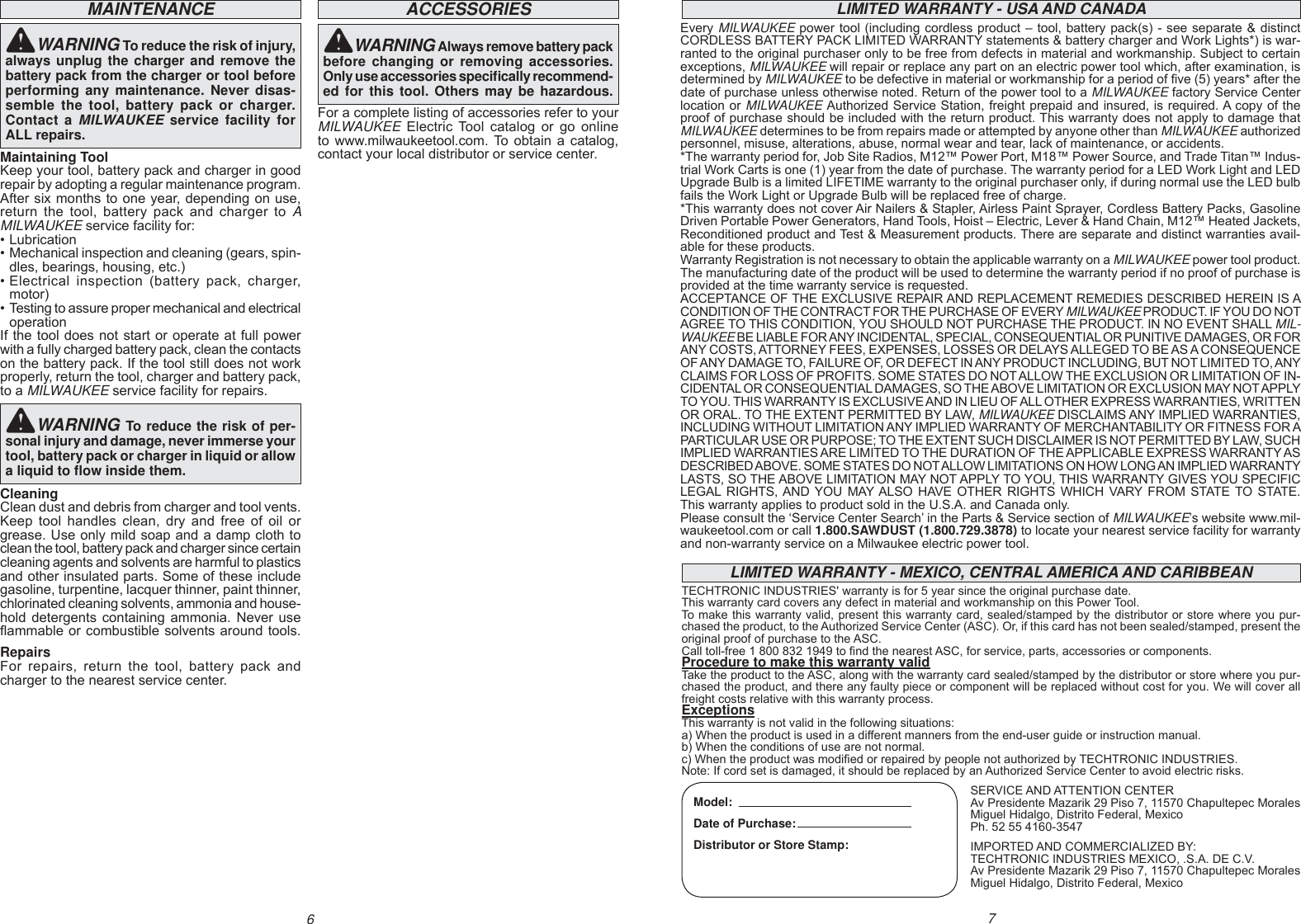 Page 4 of 11 - Milwaukee 2667-20 User Manual  To The 3351e98a-c1f4-4eb5-bfc6-e5ce7190c768