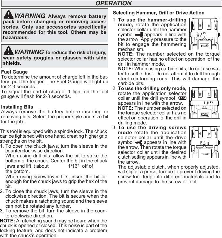 Page 6 of 12 - Milwaukee M12 Cpd User Manual  To The 83e30d32-6951-49eb-88f0-8bb7b72fffc3