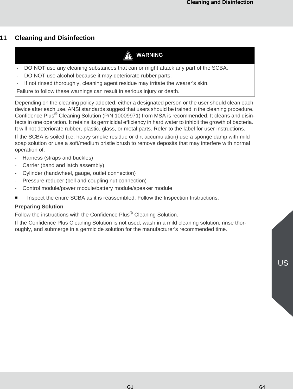 Msa user manual