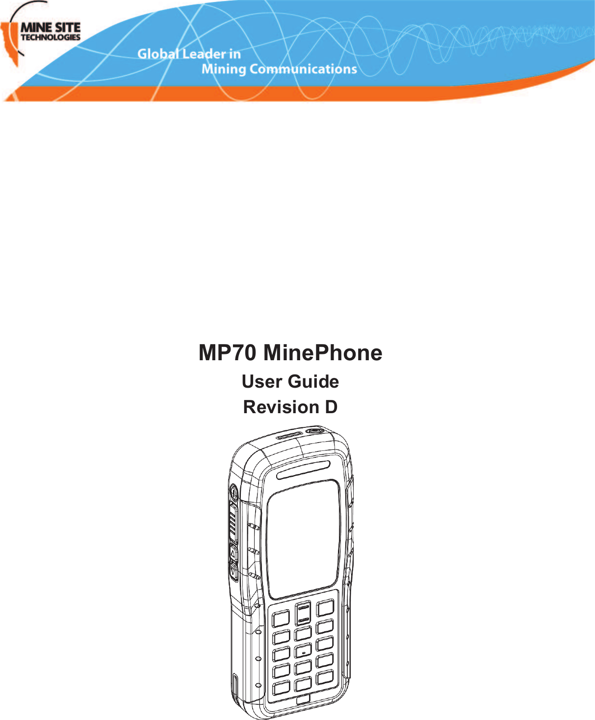 MP70 MinePhoneUser GuideRevision D