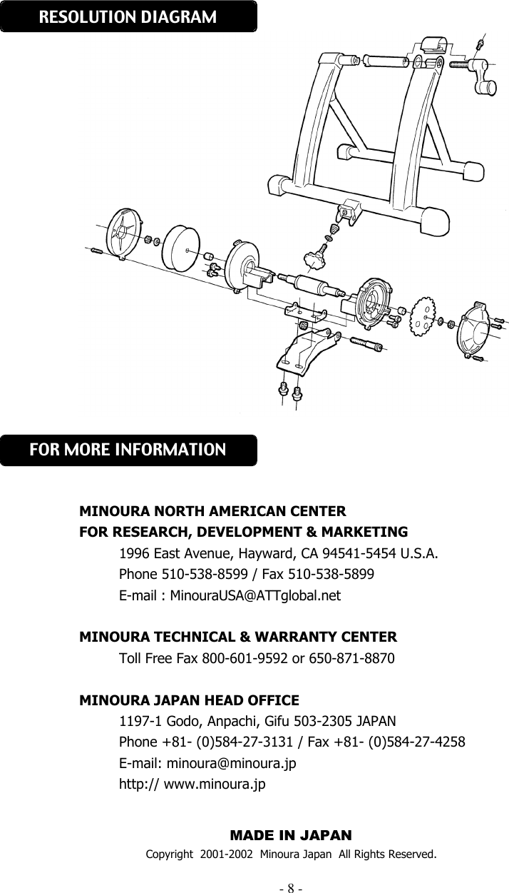 minoura magturbo ergo trainer