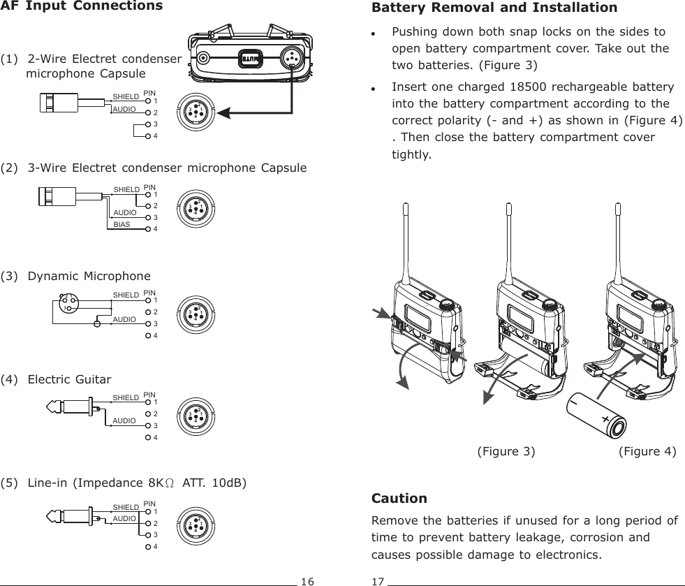 Page 11 of Mipro Electronics Co ACT70TC18 Transmitter User Manual ACT 70TC 2CE513A  201405