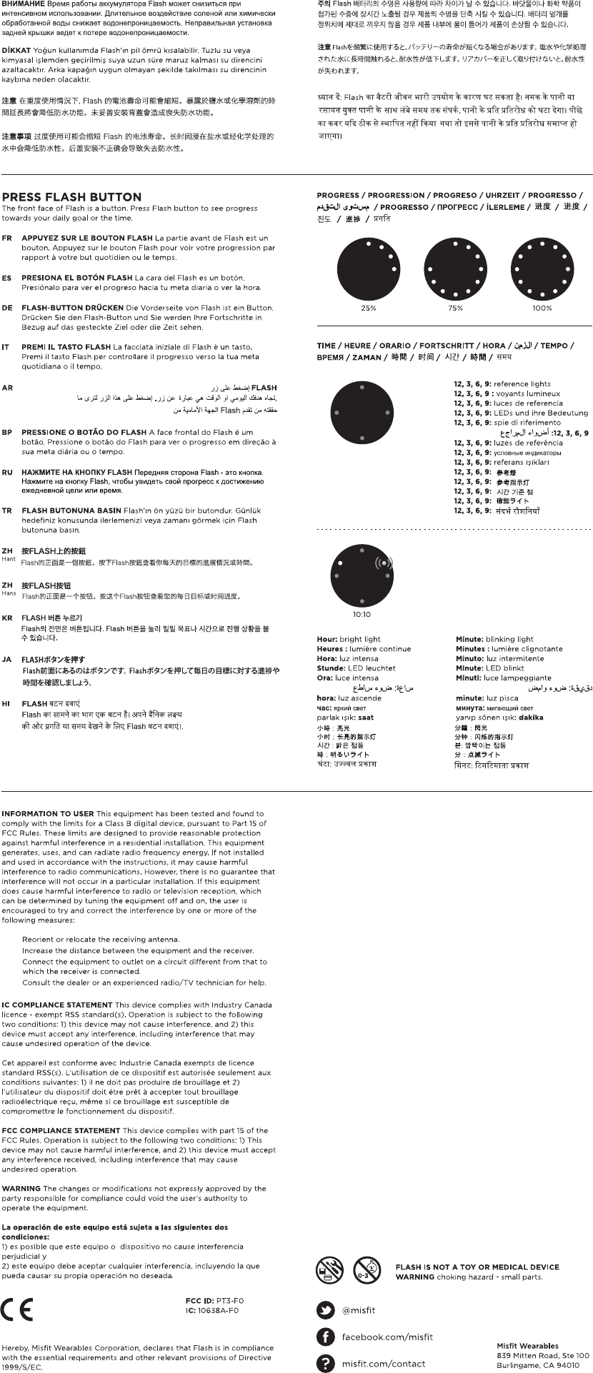 Page 2 of 2 - Misfit Misfit-Flash-Instruction-Manual- FLASH_Manual, Shine J_L0_L1_L2_L3_L4_20140918  Misfit-flash-instruction-manual