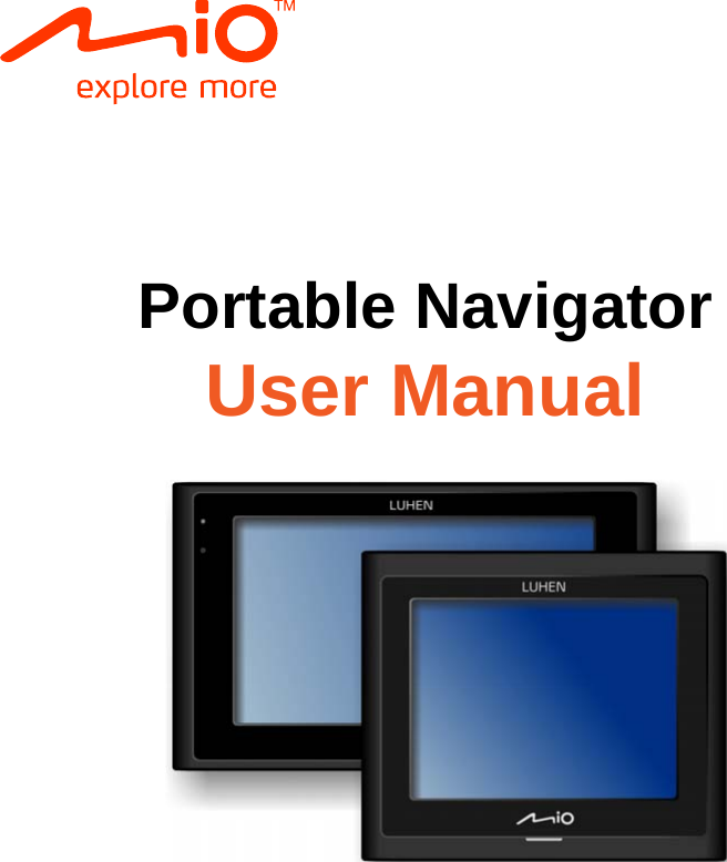     Portable Navigator User Manual                     