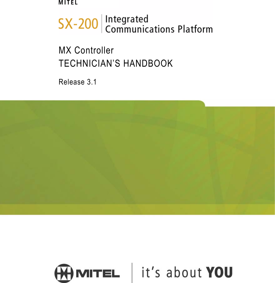 Mitel Sx 0 Users Manual Sx0icp Mx Thb